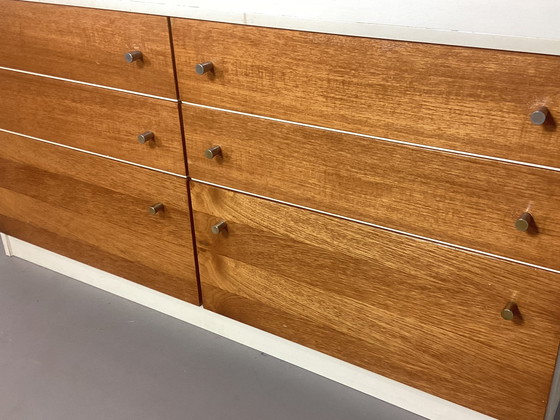 Image 1 of Vintage Mcm Ladekast Kast Dressoir Teak