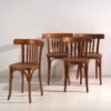 Set aus vier antiken Stühlen im Thonet-Stil aus Bugholz – Mitteleuropa, circa 1930 #4 – Esszimmerstühle (photo 9 of 40)