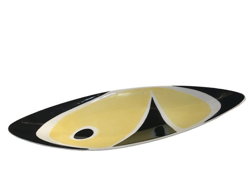 Plat • Vintage Centerpiece • « 9736 » • István Kovács • Zsolnay • 1962