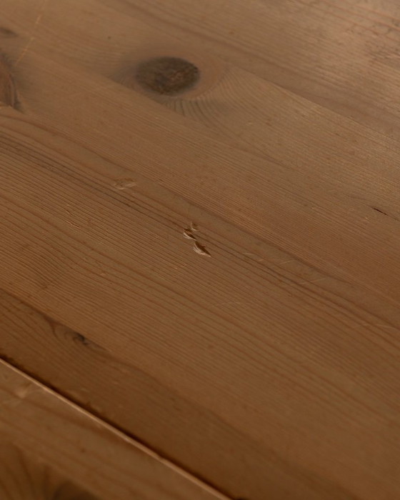 Image 1 of Vintage Danish Pine Round Extendable Dining Table Modul Møbler, Vinderup A/S 1980s