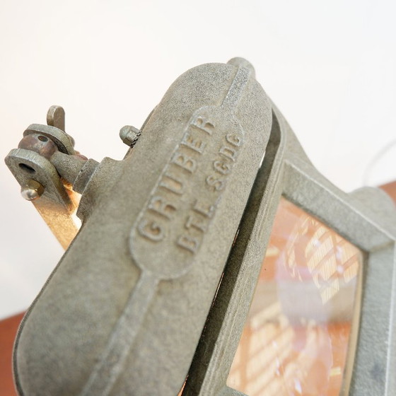 Image 1 of Industriële vergrootlamp van Gruber, gepatenteerd SGDG in Frankrijk - jaren 1940/50