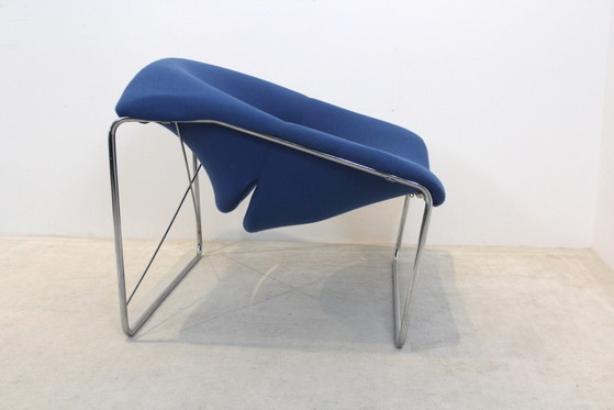 Cubic Chair von Olivier Mourgue für Airborne International, Verstellbarer relaxsessel, Blau, Space Age (Foto 11 von 13)