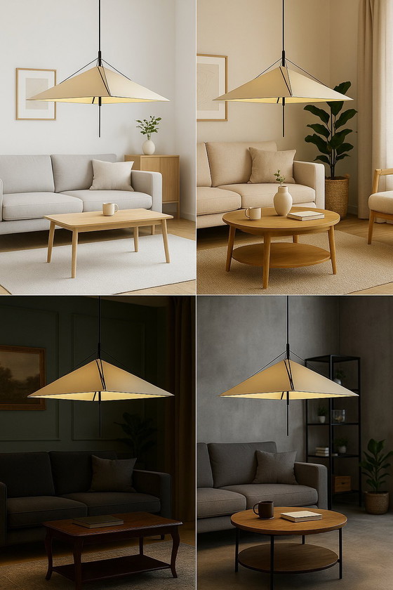 Image 1 of Rare lampe design italienne - Rodney Kinsman pour Bieffeplast, années 1960