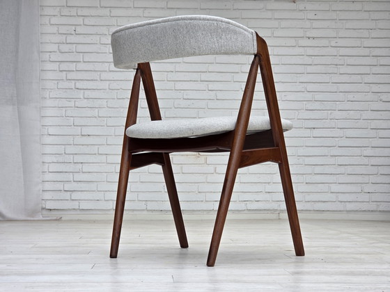 Image 1 of 1960s, Danish design by Th.Harlev, model 205, set of 4 reupholstered chairs.