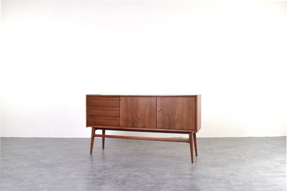 Image 1 of Mid-Century Polish Walnut Sideboard, 1960s.