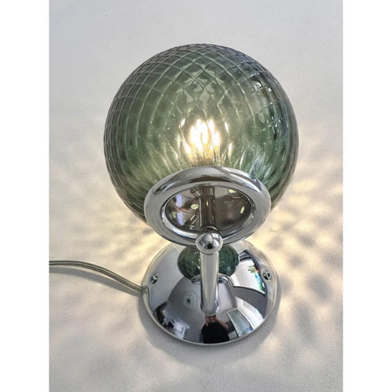 Image 1 of Set di due applique da parete in vetro di Murano verde contemporaneo "Ballotton"