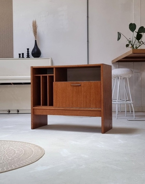 Image 1 of Mid Century record cabinet