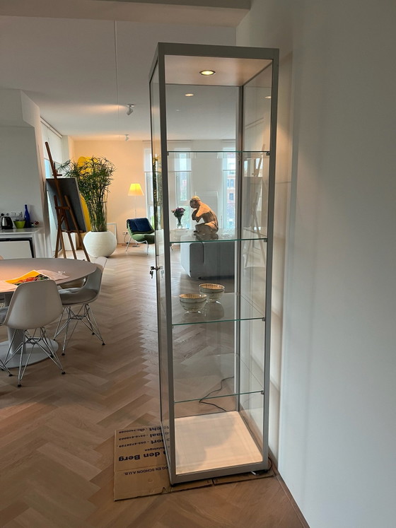 Display cabinet with lighting – Glass, Chrome (photo 5 of 5)