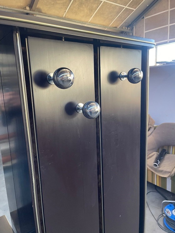 Image 1 of Garderobenschrank im italienischen Mid-Century-Modern-Stil der 1960er Jahre
