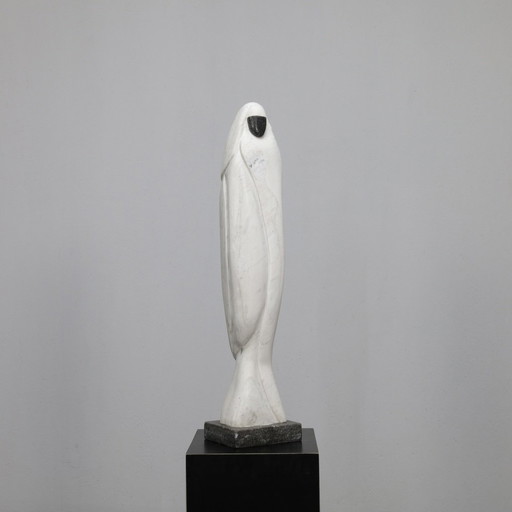 Marble Sculpture by Paul Simons, 1980s