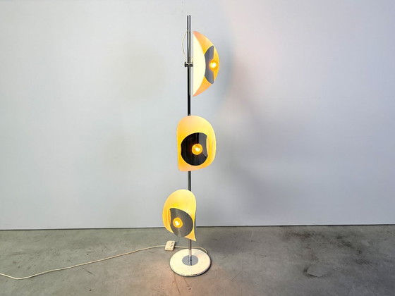 Mid Century Floor Lamp by Brevetatto Italy, 1960s – Floor lights, Metal, Stone (photo 8 of 11)