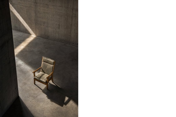 Image 1 of Vintage Mid-Century Danish Modern Model GE-181-A Armchair by Hans J. Wegner for Getama, 1950s