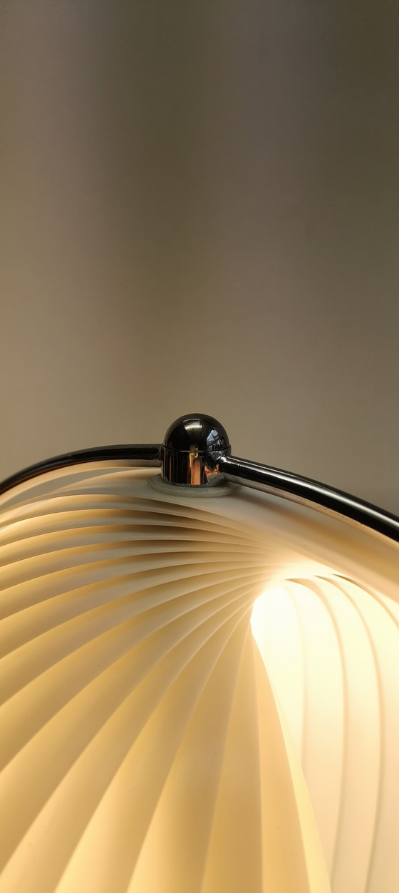 Image 1 of Kare design years vintage moon slat table lamp verner Pantone style