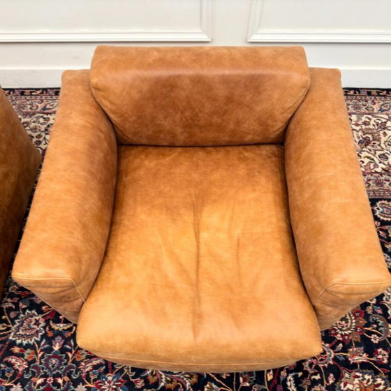 Set Frigerio Cooper Junior Poltrone pelle marrone (photo 7 of 12)