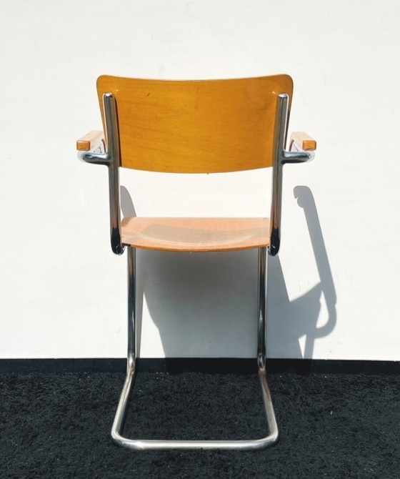 Image 1 of 3 vintage stoelen Mart Stam [ Bauhaus ] industrieel 1930s