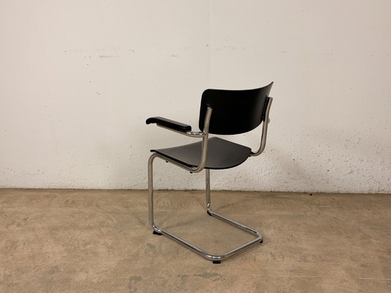 Image 1 of Sedia a sbalzo S43F di Mart Stam per Thonet, anni '70, set di 4 pezzi