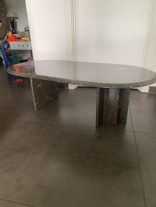 Vintage Italian marble coffee table
