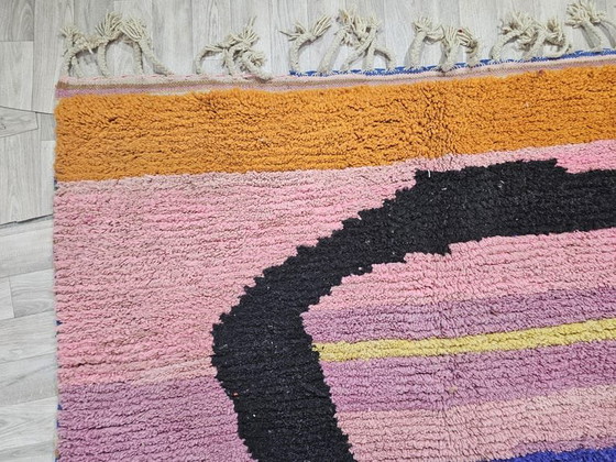 Traditioneel kleurrijk wollen motordeken, formaat 1,5/3,5 m – Aime Té, Vloerkleden en tapijten, Wool (photo 7 of 8)