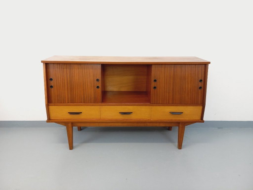 Vintage-Sideboard im Teakholz-Stil aus den 1960er Jahren