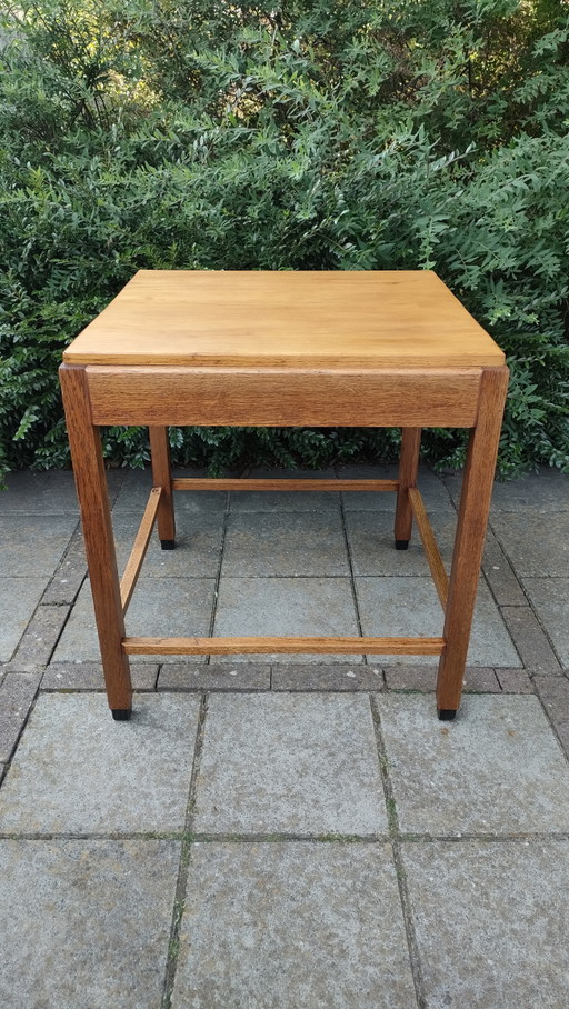 Amsterdamse School tafel vierkant art deco salontafel jaren 30
