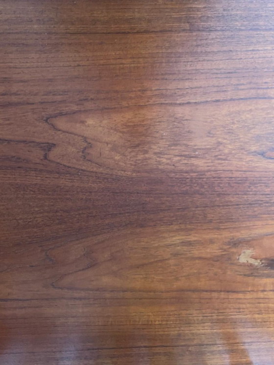 Image 1 of Scrivania di design danese in legno di teak, anni '60, due cassetti