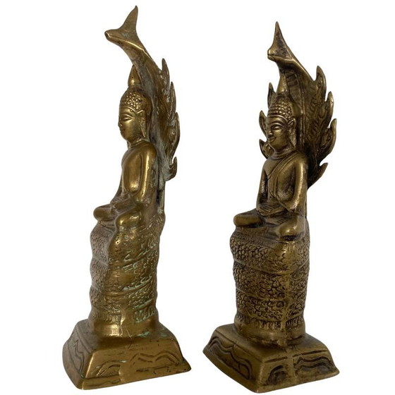 Set Naga Buddha en latón – Sudeste Asiático (lote 181) – Esculturas, Brass (photo 7 of 8)