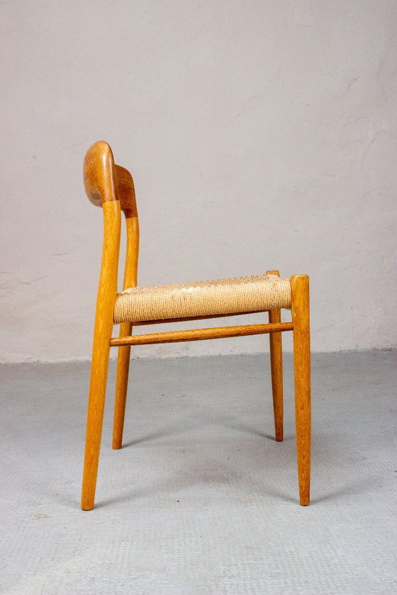 2 Niels Möller Nr. 75 Sedia Rovere Vintage Mid Century Danese – Niels Otto Møller, Sedie da pranzo, Wood (photo 4 of 15)