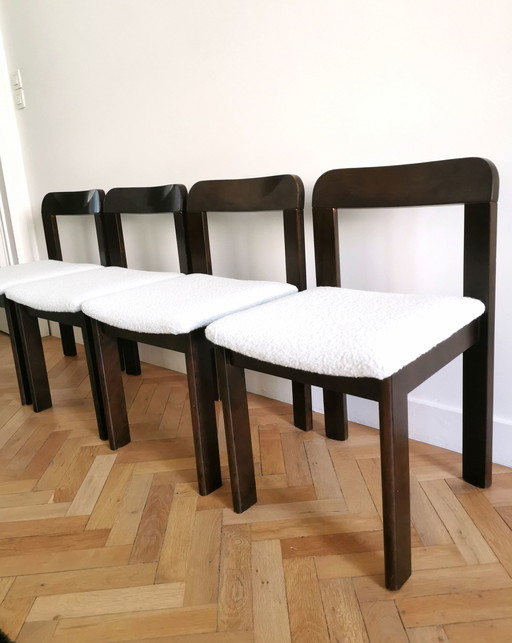 4x vintage dining chairs