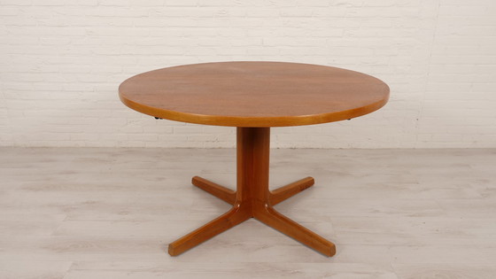 Image 1 of Vintage Round Dining Table | Teak | Extendable