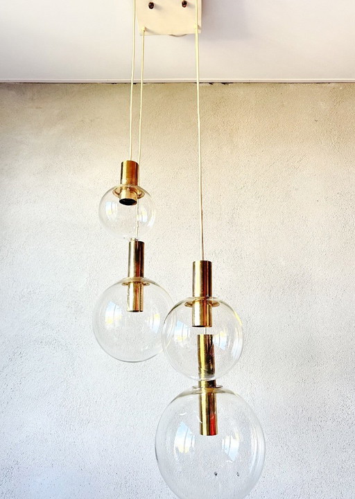 Vintage Glashütte Limburg Cascade Lamp