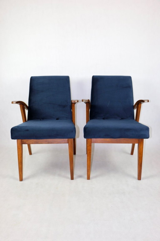 Set vintage 300-123 stoelen van M. Puchała, jaren 1970