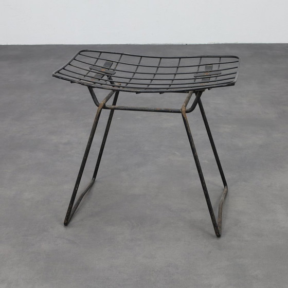 Image 1 of Vintage Stool Wire Steel Cees Braakman Pastoe
