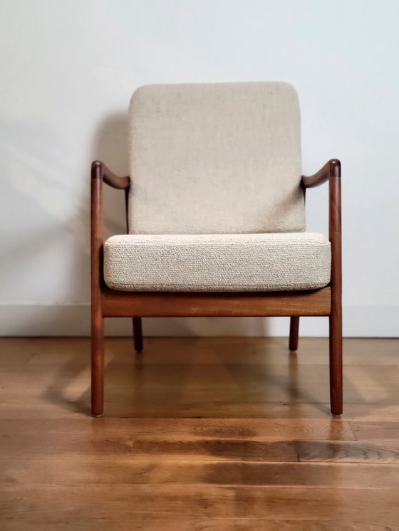 Image 1 of Vintage armchair FD 109 by Ole Wanscher for France & Daverkosen
