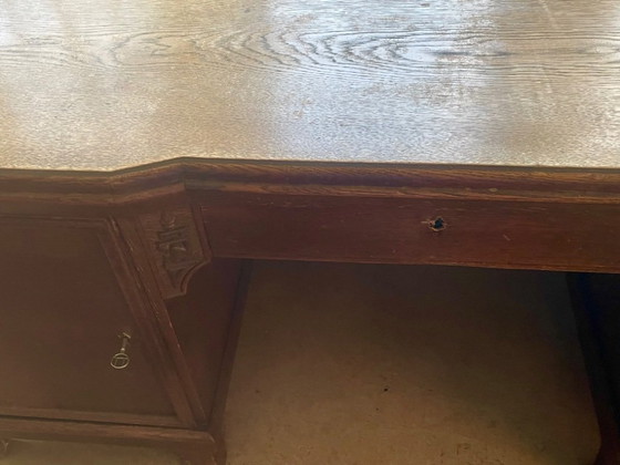 Image 1 of Art-Deco-Schreibtisch mit Chinoiserie-Elementen