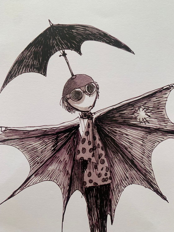 Image 1 of Tim Burton – Untitled – Official Signed Limited Edition Print – 20x30 cm