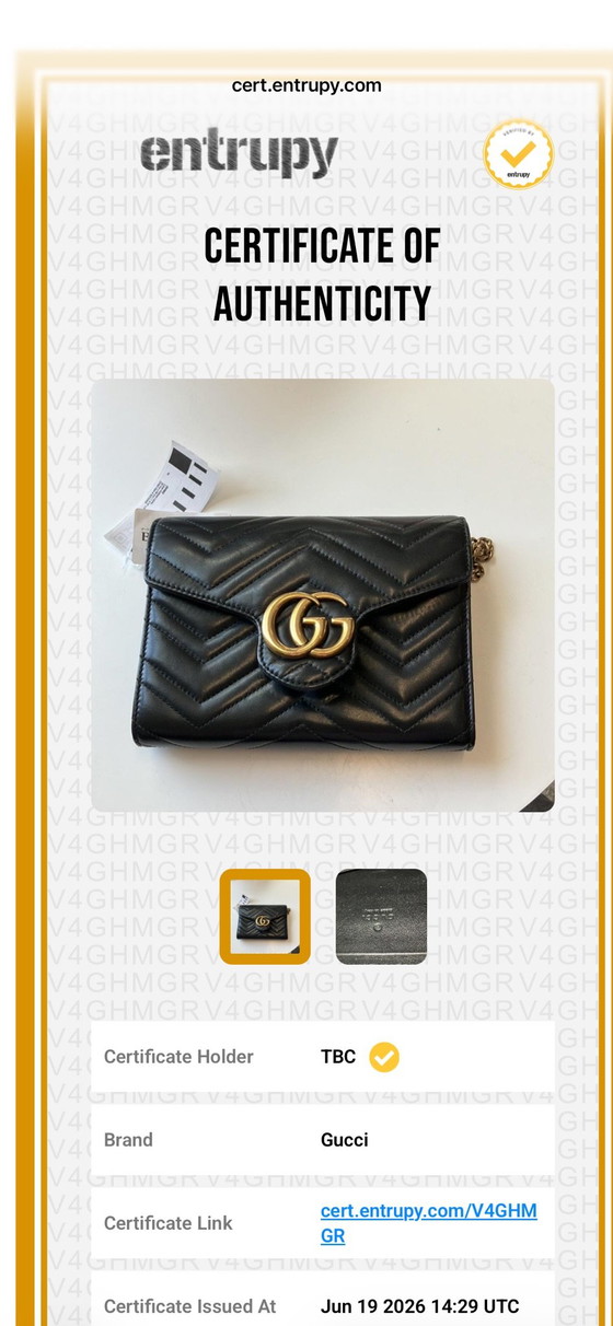 Gucci GG Marmont Mini Bag – Schoudertassen, Leer, Metaal (photo 14 of 15)