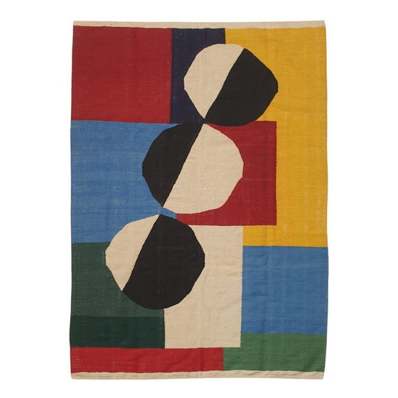 Sonia Delaunay Jardin d'Espagne 1970 Rug Tapestry | Wool | 246×175 cm – Rugs & carpets, Cotton (photo 2 of 11)