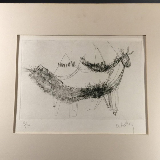 Anne Body, Anonimo del XX secolo, Incisione, 1965 – Litografie e stampe, Paper, Mid Century Modern (photo 2 of 10)