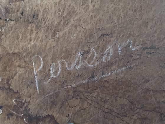 Image 1 of TAVOLINO DA CAFFÈ VINTAGE IN LEGNO DI SEQUOIA