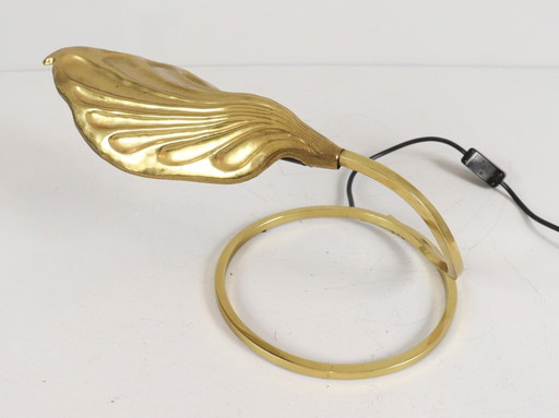 Lampe de table sculpturale/lampe de table de Tommaso Barbi pour Bottega Gadda, Italie, années 1970
