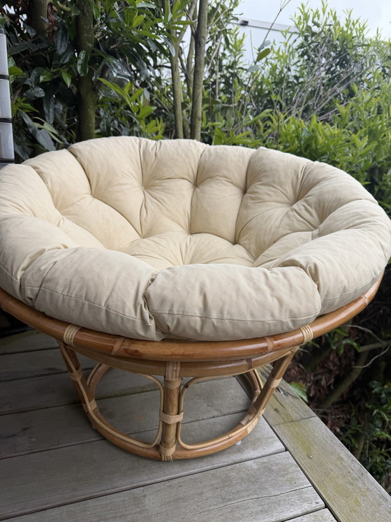 Image 1 of Sedia papasan vintage