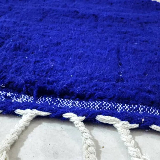 Tappeto marocchino in lana blu 250cm x 150cm – Tappeti, Wool, Bohemian (photo 5 of 7)