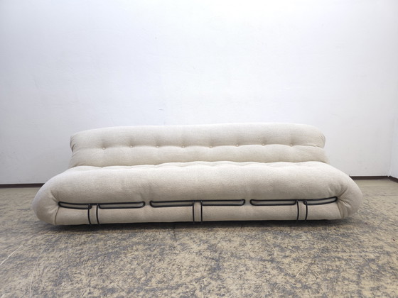 Image 1 of Cassina Soriana Sofa mit Hocker Dreisitzer top Couch