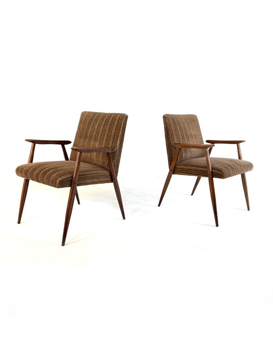 Image 1 of Set van 2 vintage fauteuils, jaren ‘60