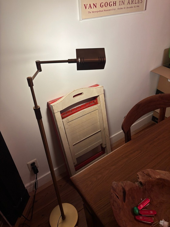 Lampadaire Vintage Design Bronze avec LED et Variateur Tactile – Métal (photo 13 of 13)