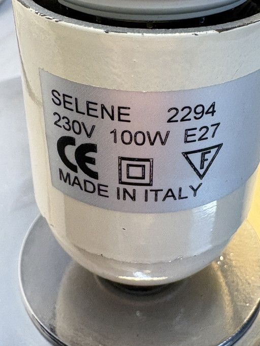 Opaline Glass Selene Italy Big Egg Lamp