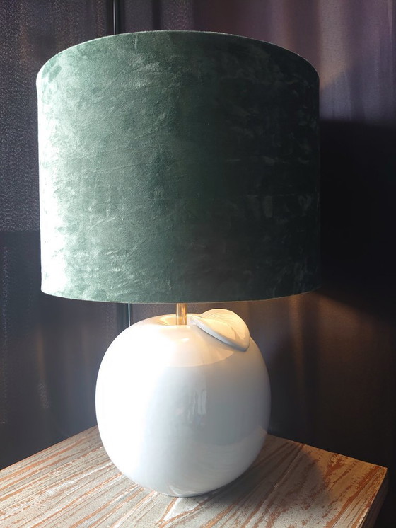 Image 1 of Vintage Herda table lamp "Apple" made of ceramic