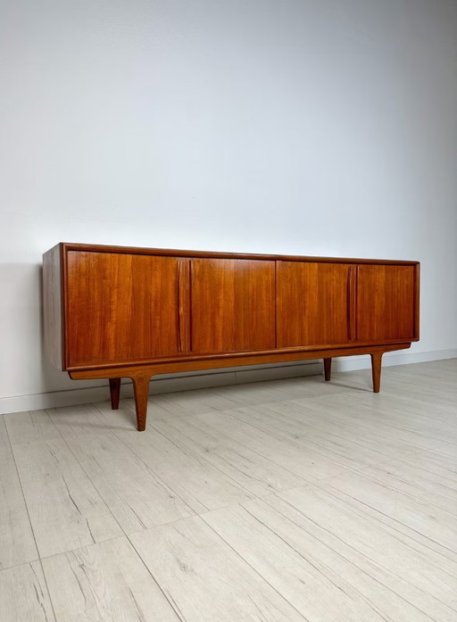 Minimalistisch Tijdloos Deens Design Teak Dressoir 60s