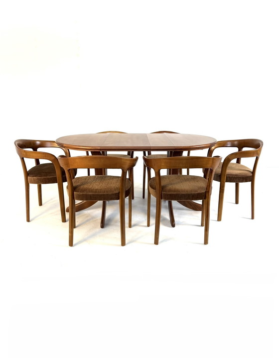 Image 1 of Table de salle à manger extensible danoise vintage des années 60