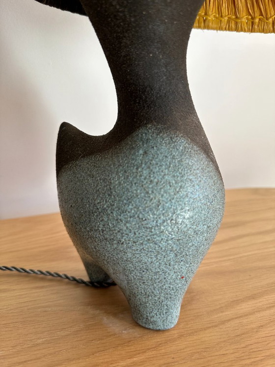 Image 1 of Vintage lamp by Lilette and Gilbert Valentin for Les Archanges, France 1950